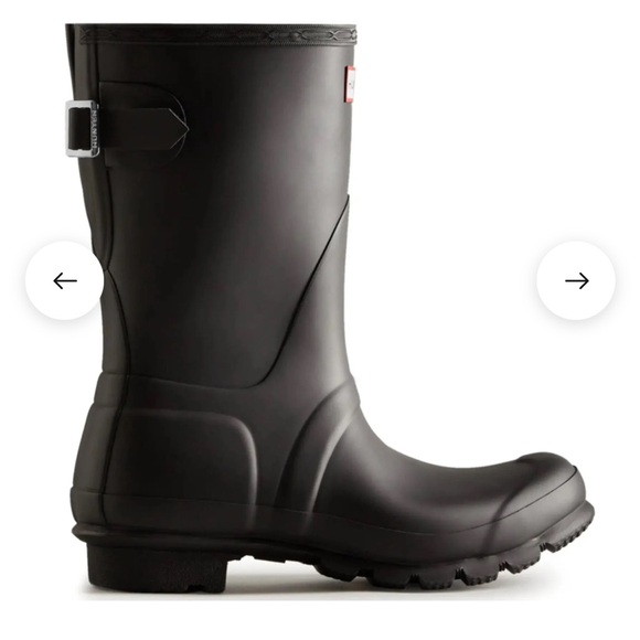 Hunter Original Women's Black Rain Boots - Picture 2 of 10